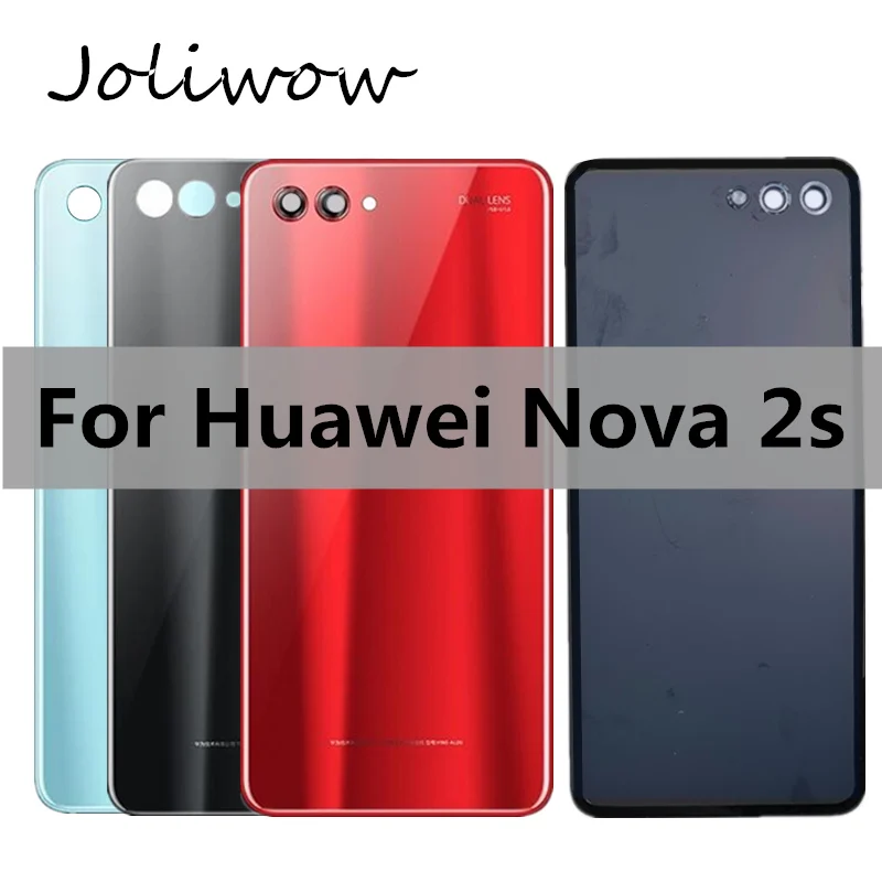 

Для Huawei nova 2s HWI-AL00 крышка батареи Задняя стеклянная задняя дверь Корпус задняя крышка Задняя стеклянная панель