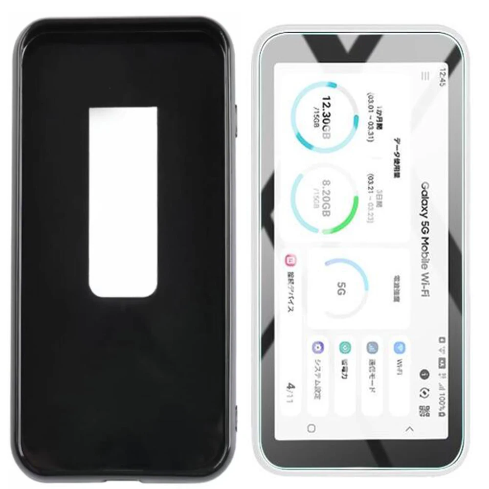 Мягкая пленка 2 в 1 + силиконовый чехол для Samsung Galaxy 5G мобильного Wi-Fi незакаленная