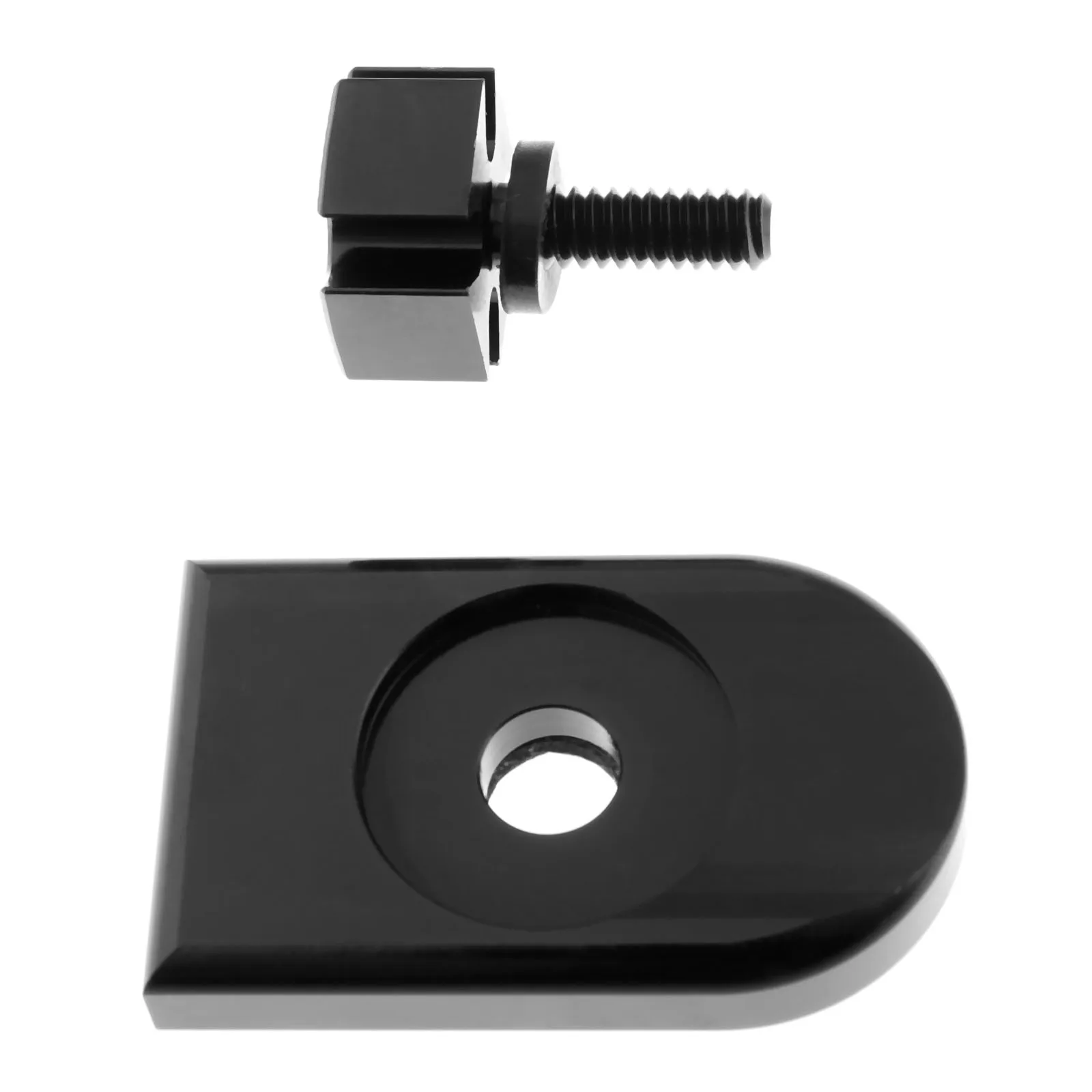 

Black Rear Fender Seat Screw Bolt 6mm with Tab Cover Fit for 1996-2017 Davidson Aluminum Motorcycle Accessory Part