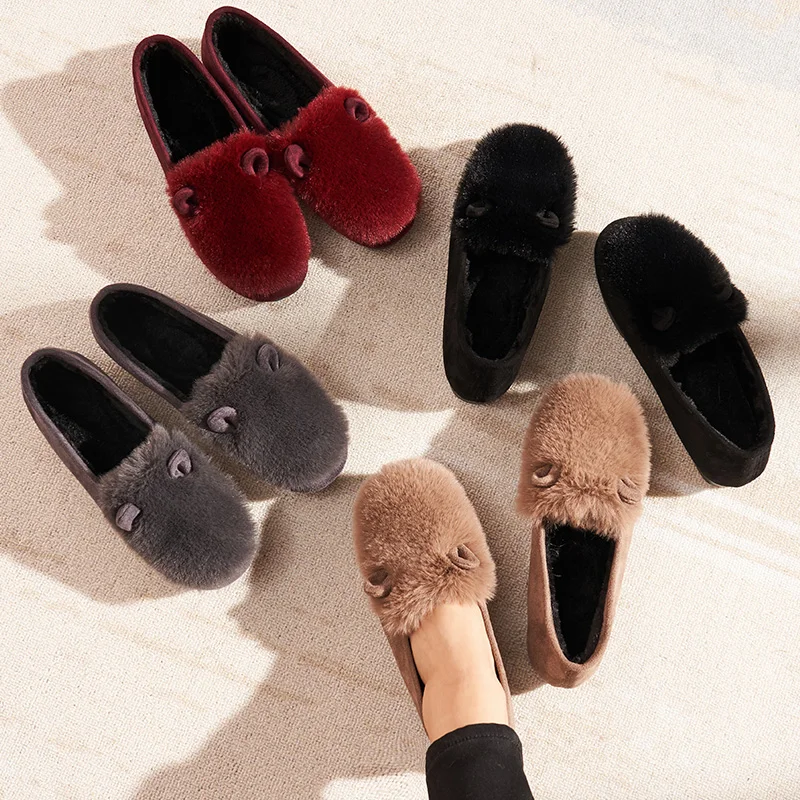 

2022 summer and autumn new fashion solid color ladies home flat-bottomed cute soft non-slip ladies casual shoes DY2585