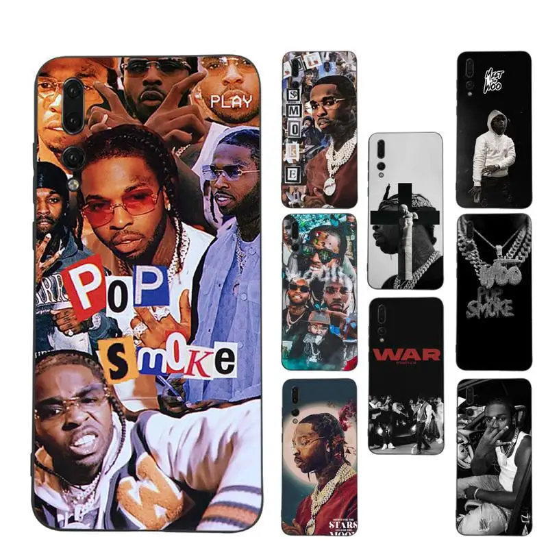 

Pop Smoke Famous Rapper Phone Case for Huawei P30 40 20 10 8 9 lite pro plus Psmart2019