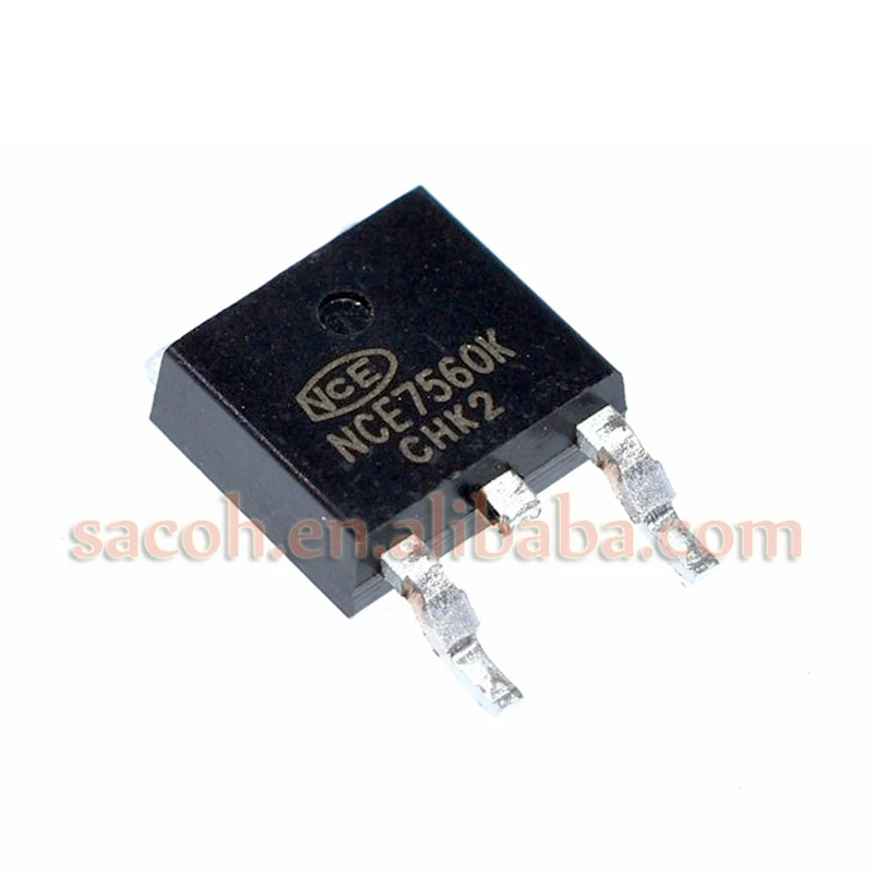

10Pcs NCE7560K or NCE7560 or NCE7559K TO-252 60A 75V N-Channel Enhancement Mode Power MOSFET
