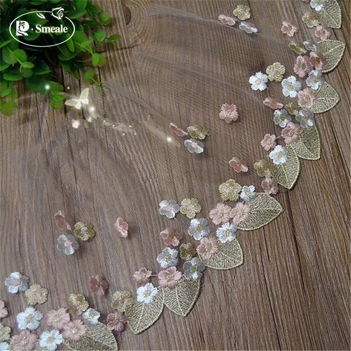 

5Y-10Yard/Lot Handmade DIY Clothing Accessories Colorful Embroidery Lace Fabric Curtains Sofa Lace Trim 17cm RS202
