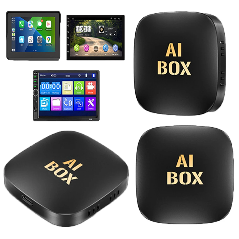 Android 13 Беспроводной CarPlay Auto Mini CarAI Box Plug and Play 5G WIFI Bluetooth-совместимый для всех