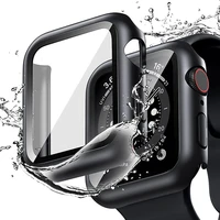 screen protector cover for apple watch case 44mm 40mm 45mm iwatch 42mm 38mm 41mm for apple watch series 7 6 se 5 4 3 accessories