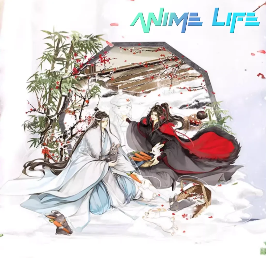 Официальное аниме MDZS Mo Dao Zu Shi Wei Wuxian Lan Wangji акриловая подставка орнамент с зыбучим