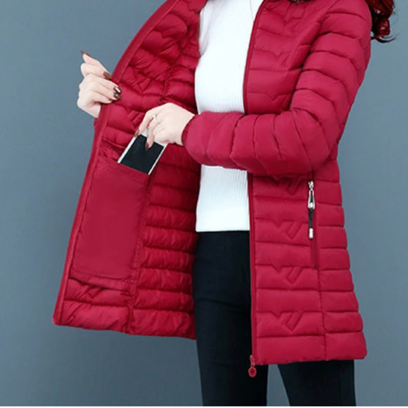 Winter Women's Cold Coat Parkas Jacket Hooded Padded Jacket Super Hot Coat Cheap Wholesale Female Clothing Free Shipping New
