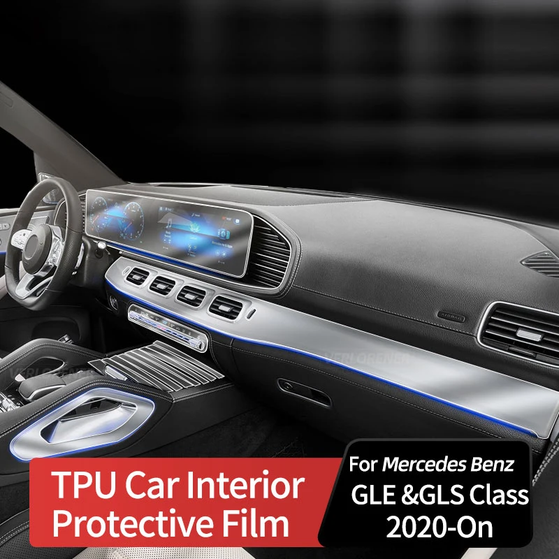 

Защитная пленка для салона автомобиля, Защитная пленка для приборной панели центральной консоли Mercedes Benz GLE GLS Class W167 C167 X167 V167 2021