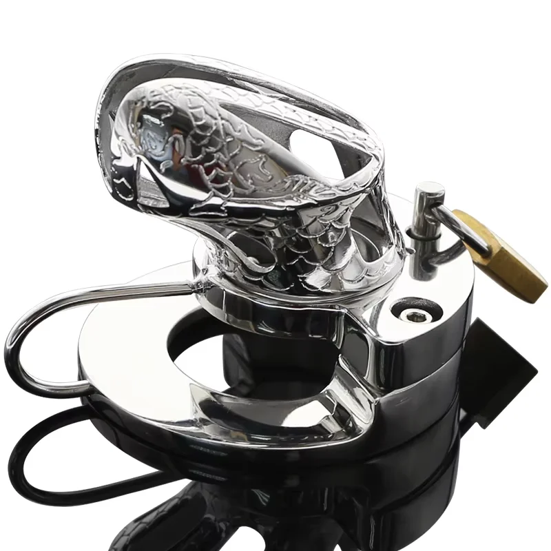 Запираемый замок для пениса из нержавеющей стали клетка кольцо устройство