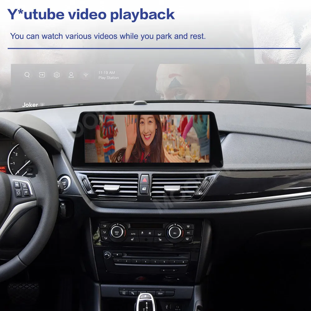 Фото Система Linux для BMW X1 E84 F48 F49 2012-2020 10,25/12,3 дюйма с сенсорным экраном, автомобильный Android Auto, беспроводной Apple Carplay, радиоплеер BT №4