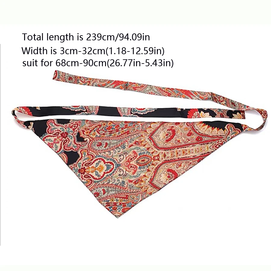 Необычный разноцветный бандажный широкий пояс на талии платье Оби ремни