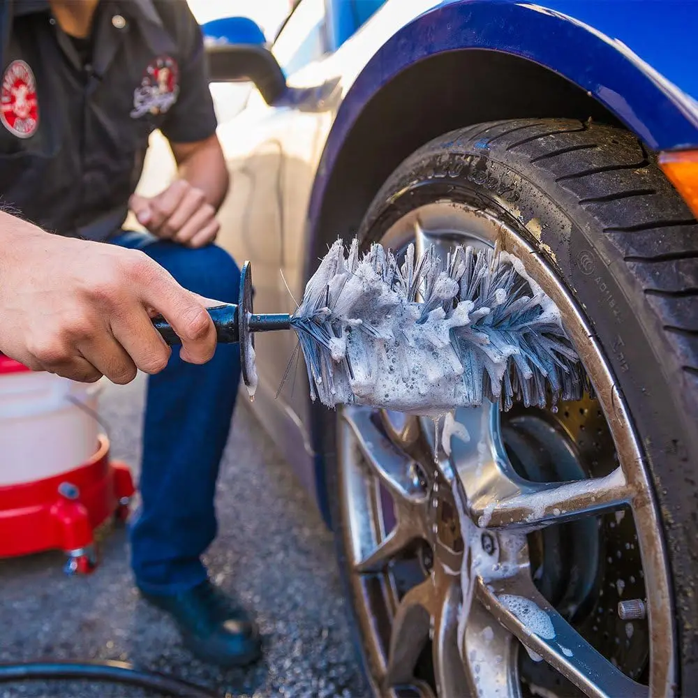 Щетка для детализации обода и колеса (безопасна автомобилей грузовиков