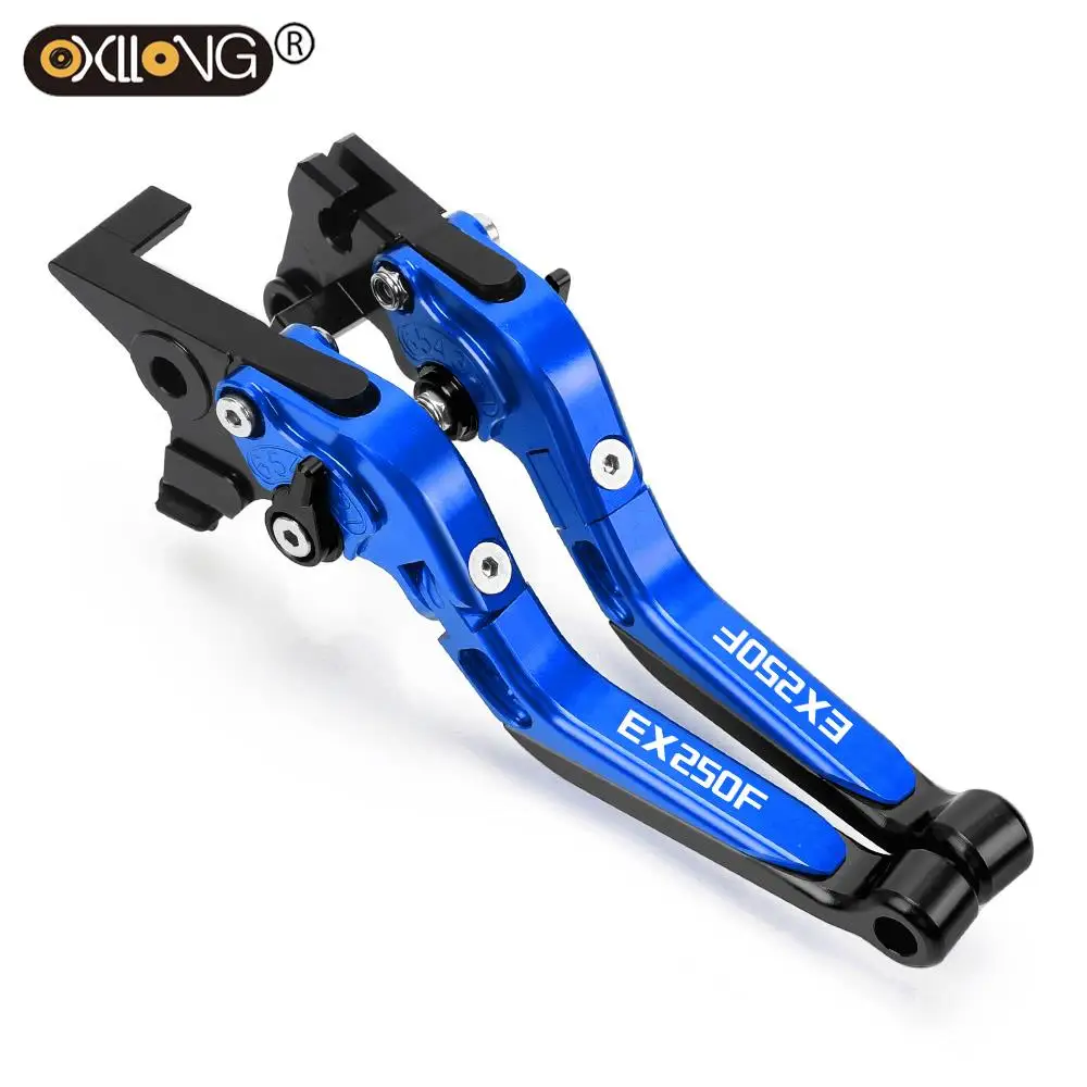 

Motorcycle Accessories CNC Adjustable Extendable Foldable Handle Brake Clutch Levers FOR KAWASAKI EX250F 1988-2006 2007