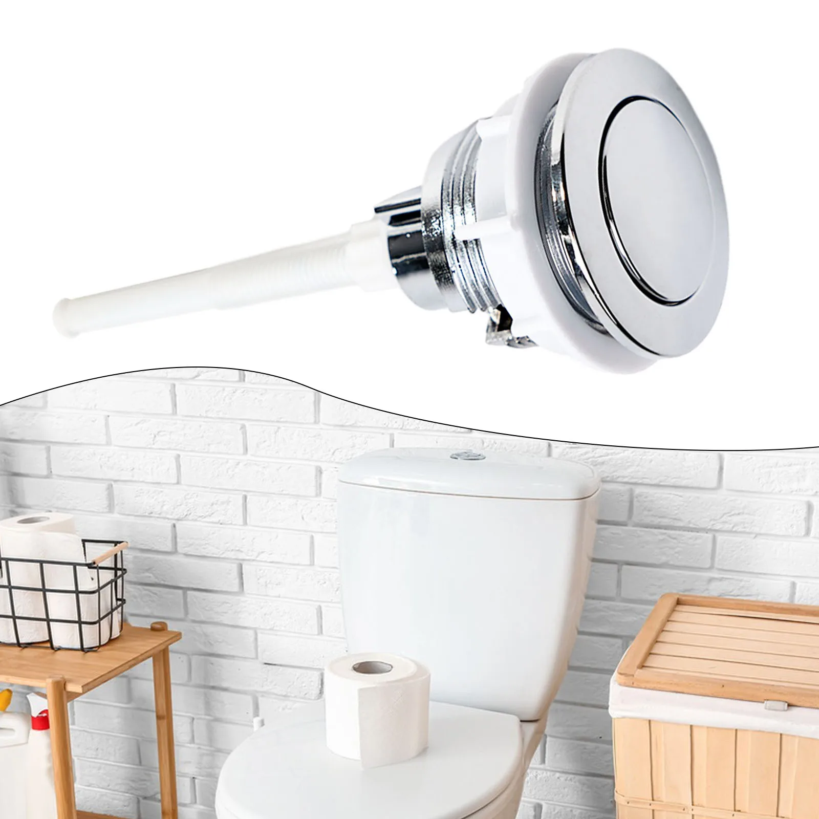 1 шт. 38 мм кнопка для унитаза в ванной комнате одна смыва бачка сиденье клапан