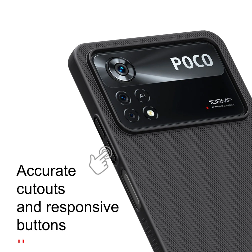 for xiaomi poco x4 pro 5g case nillkin super frosted shield ultra thin pc phone shell for xiaomi poco x4 pro 5g back cover free global shipping