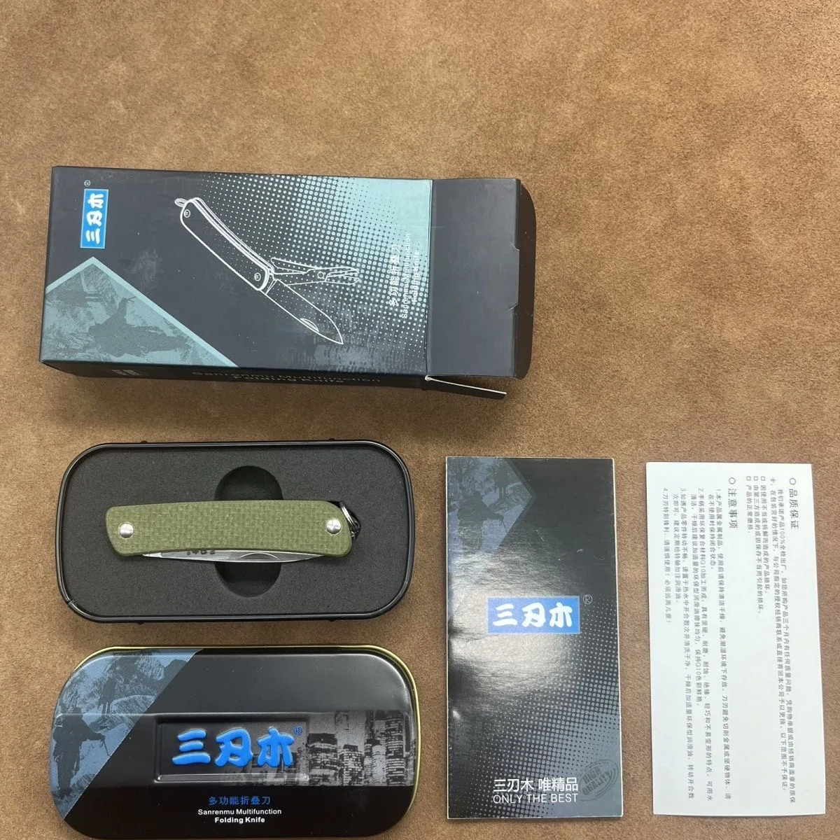 Фото Многофункциональный инструмент SANRENMU EDC, карманный нож для активного отдыха, туристическое снаряжение, оборудование для выживания в походах, тактическое снаряжение. №3