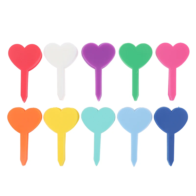 

Heart Shape Plastic Waterproof Reusable Hanging Label Stakes For Flower Nursery