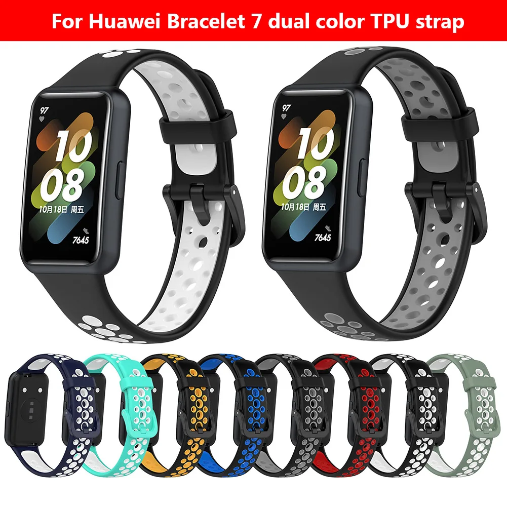 

Ремешок силиконовый для Huawei Band 7, сменный спортивный браслет для Huawei Band 7