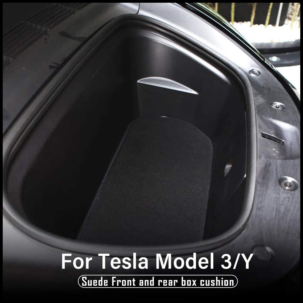 

Автомобильные передние коврики для багажника Tesla Model Y, новые автомобильные аксессуары, передний коврик для хранения, защитные коврики, ковр...