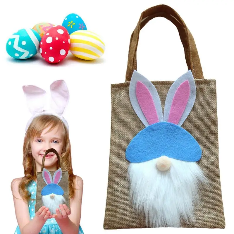 

Подарочные пакеты в виде кролика гнома, пасхальные подарочные пакеты, Шведский томте, дизайнерские сумки для покупок для нового года