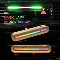 universal vent car diffuser creative led light gradient creative car air fresheners with ambient light car interior accessories