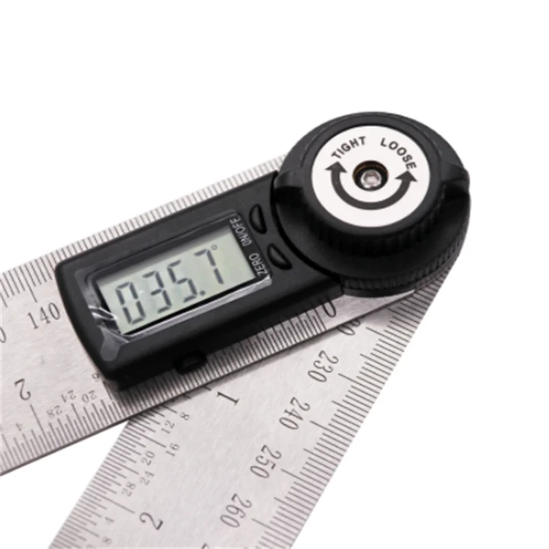 

1pc Digital Display Angle Ruler Angle Gauge 200mm 2 In1 Electronic Protractor Woodworking Angle Square Aoniasmometer