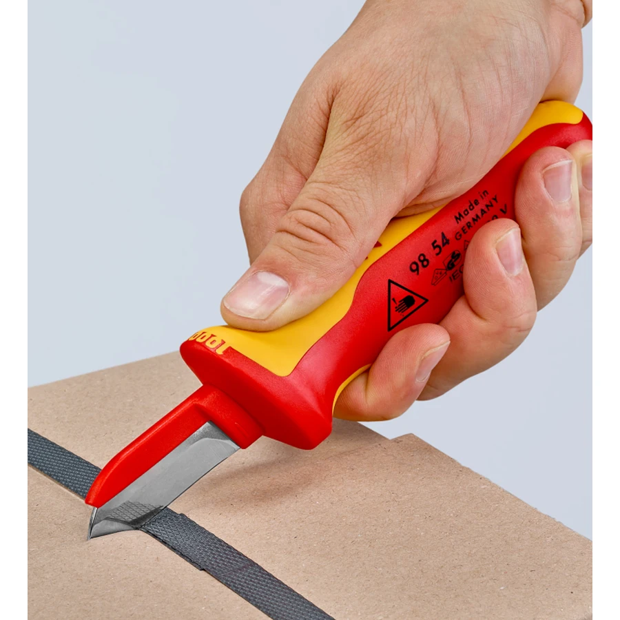 Нож электрика KNIPEX 9854 с изоляцией 1000 В VDE