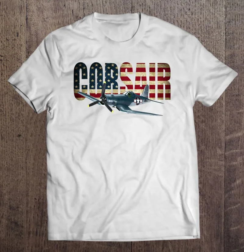 

Футболка F4U Corsair с американским флагом США, спортивная женская футболка, графитовые футболки для мужчин большого размера, мужские футболки в...