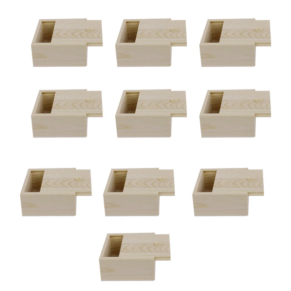 

Soap Box Wooden Wood Holder Dish Jewelry Gift Boxes Case Storage Bar Container Unfinished Mini Lid Bamboo Tray Craft Treasure