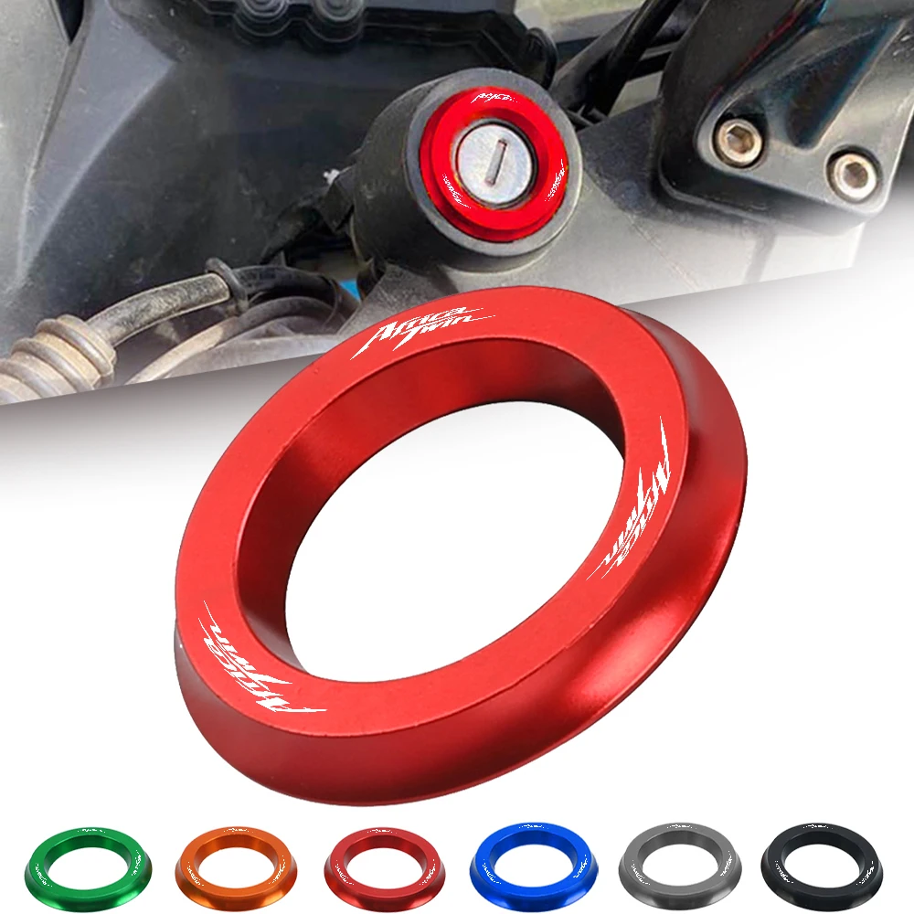 

For Honda 2015-2017 CRF1000L CRF 1000 L AFRICA TWIN XRV750L-Y Motorcycle Accessories Ignition Switch Cover Ring Key Aluminum