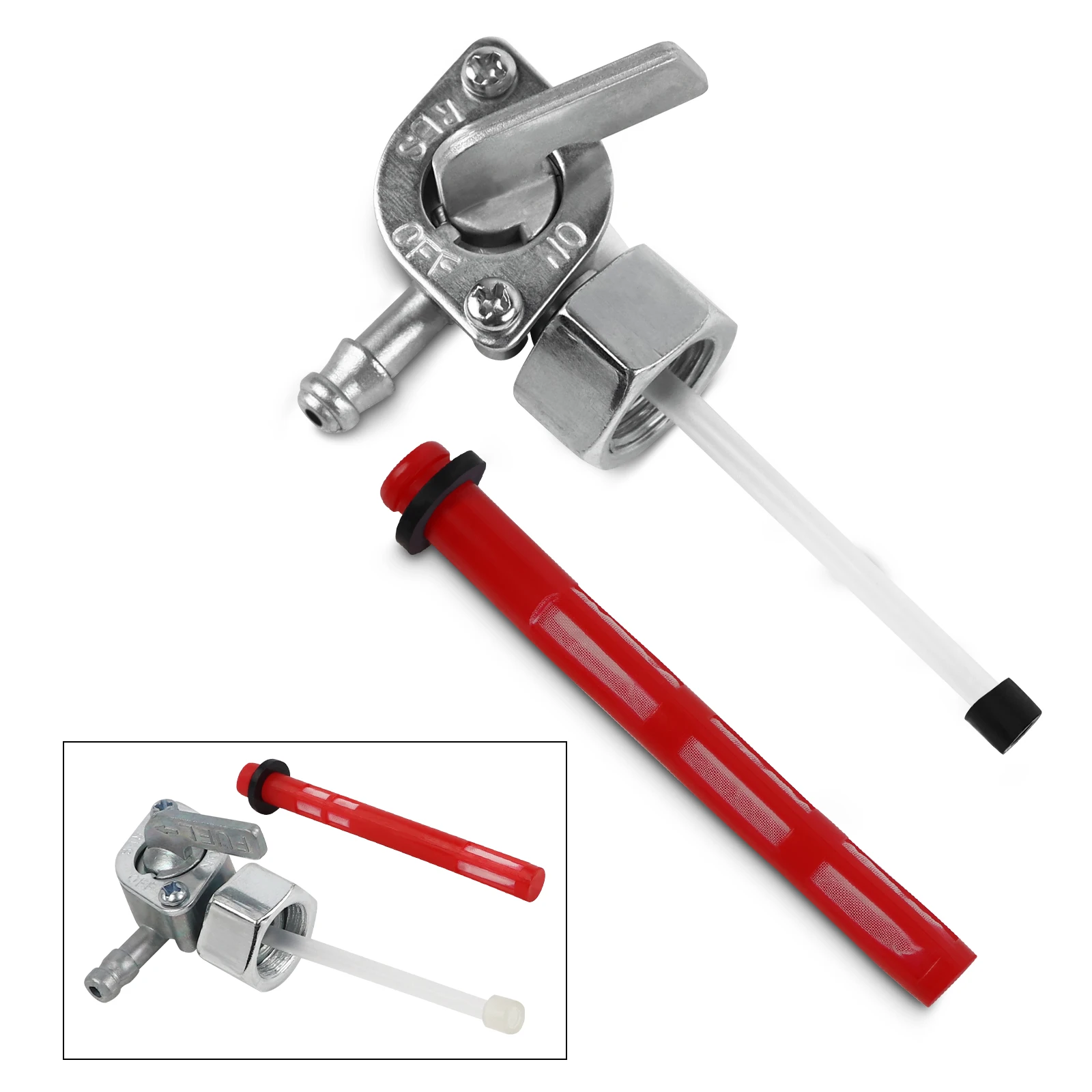 Переключатель клапана бензобака Petcock 14 мм для Honda Suzuki Yamaha XL CT TL XR CRF50 50cc 70cc 90cc 110cc 125cc