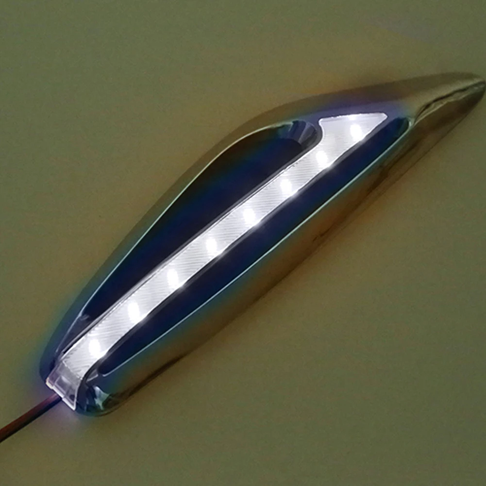 

1pair Marker Blade Shape Side Universal Led DC12V Durable Steering Accessories Car Turn Signal Light