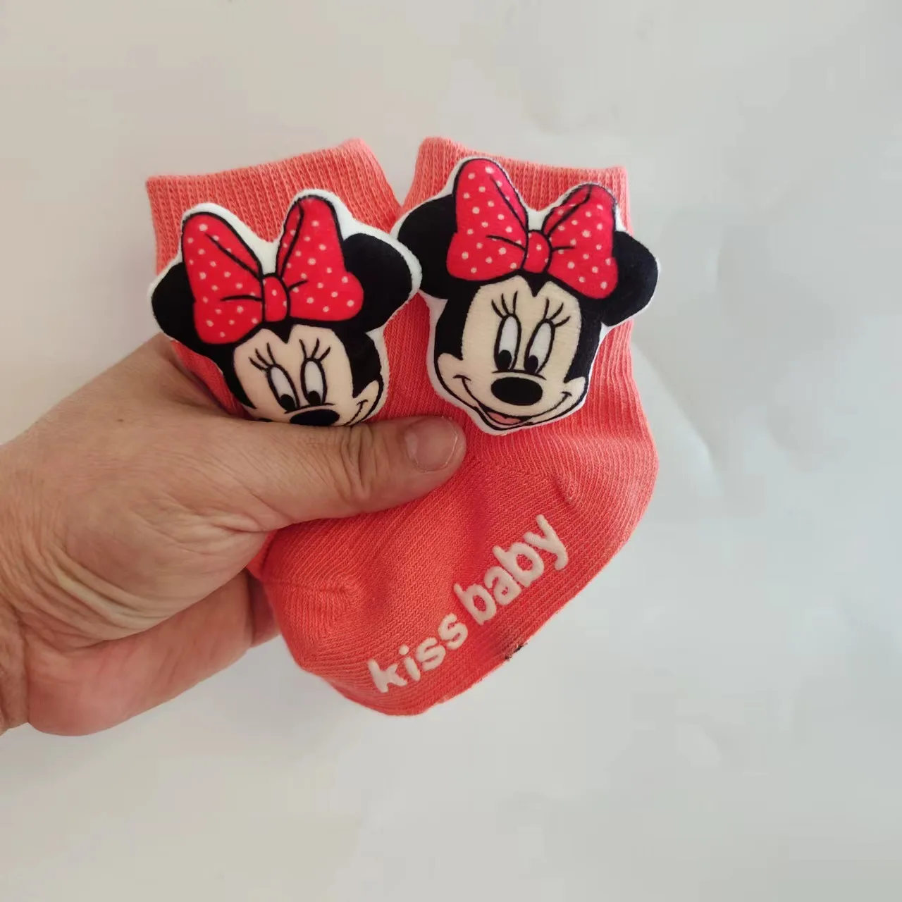 

Disney cute Cartoon Baby Socks Girls Boys Slippers Newborn Accessories Toddlers Anti Slip Floor Socks Kids Gift