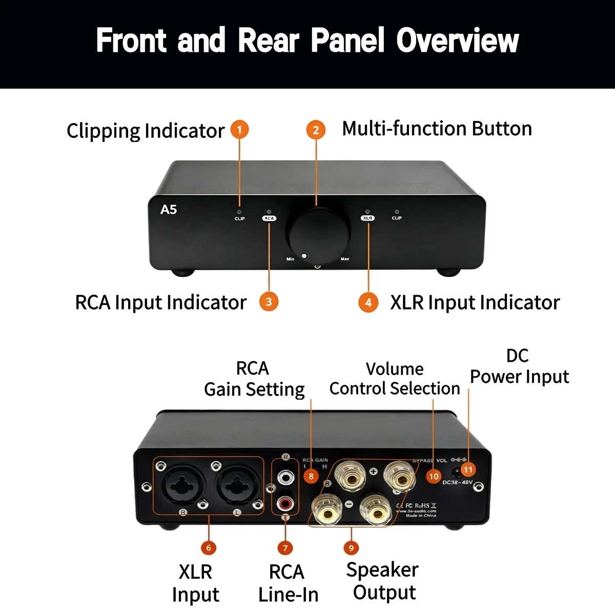 Фото Аудиоусилитель 3E Audio Next-gen A5 A7 HiFi стерео/моно с улучшенными PFFB TPA3255 TPA3251, профессиональный аудиоусилитель №3