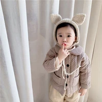 girls coat jacket cotton%c2%a0outwear overcoat 2022 soft warm thicken plus velvet winter breathable childrens clothing