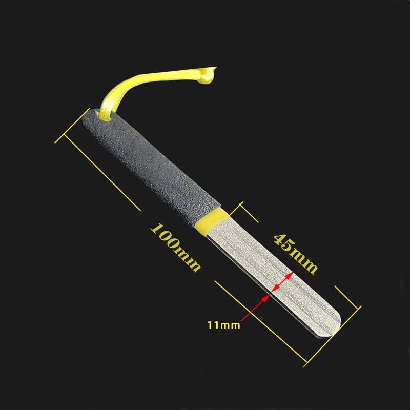 Portable Outdoor Double Groove Fishing Hook Sharpening Hone New Fishing Grinding Hook Sharpener Tool Fish Accessories 2