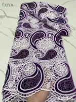 african milk silk lace fabric high quality velvet lace fabric with stones nigerian lace fabric for party wedding apw4800b