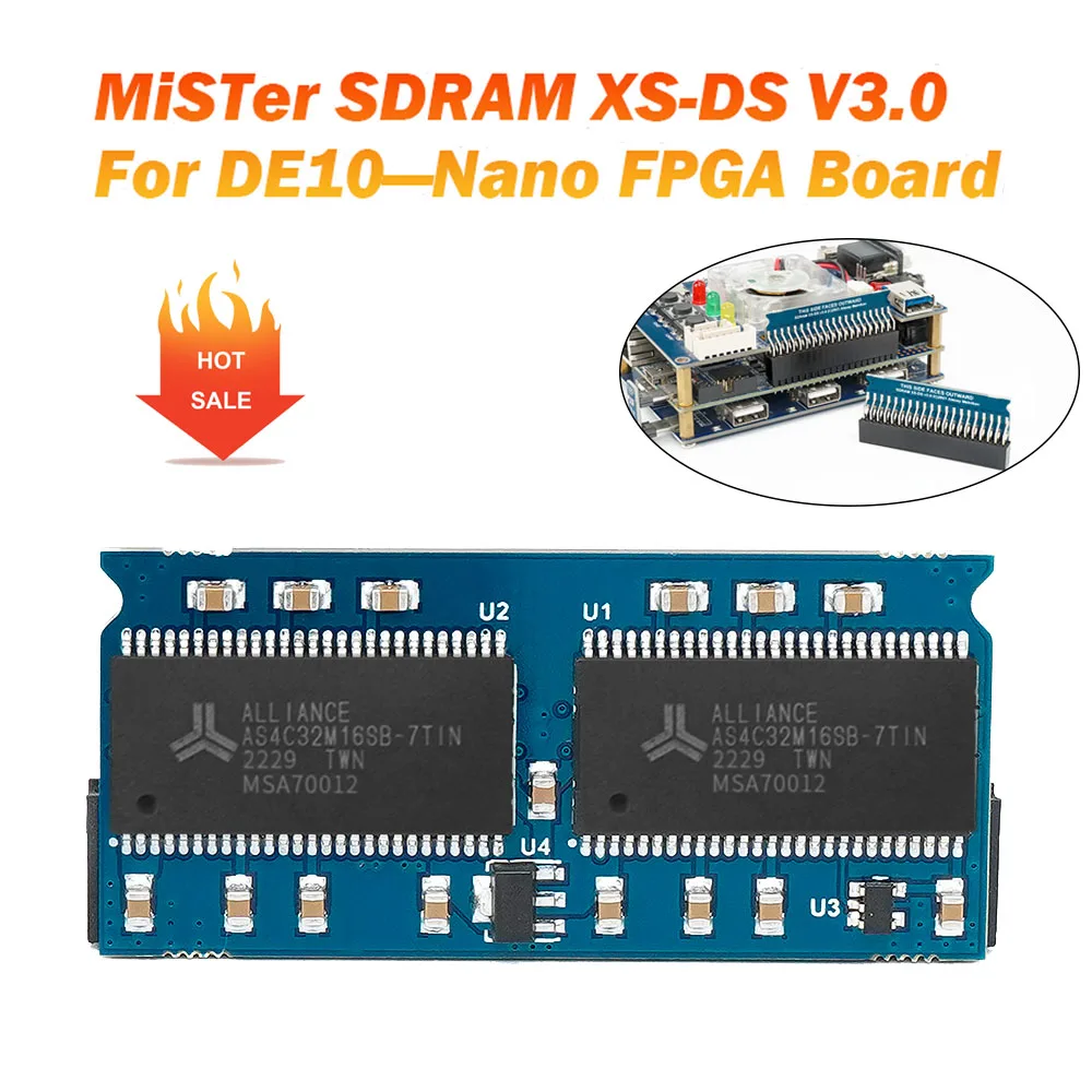 MiSTer SDRAM XS-DS 128MB для Neo Geo /Sega Saturn/Sega Mega CD Core