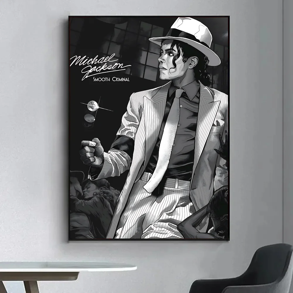 Плакат Майкла Джексона бумажный принт домашняя гостиная спальня вход бар кафе