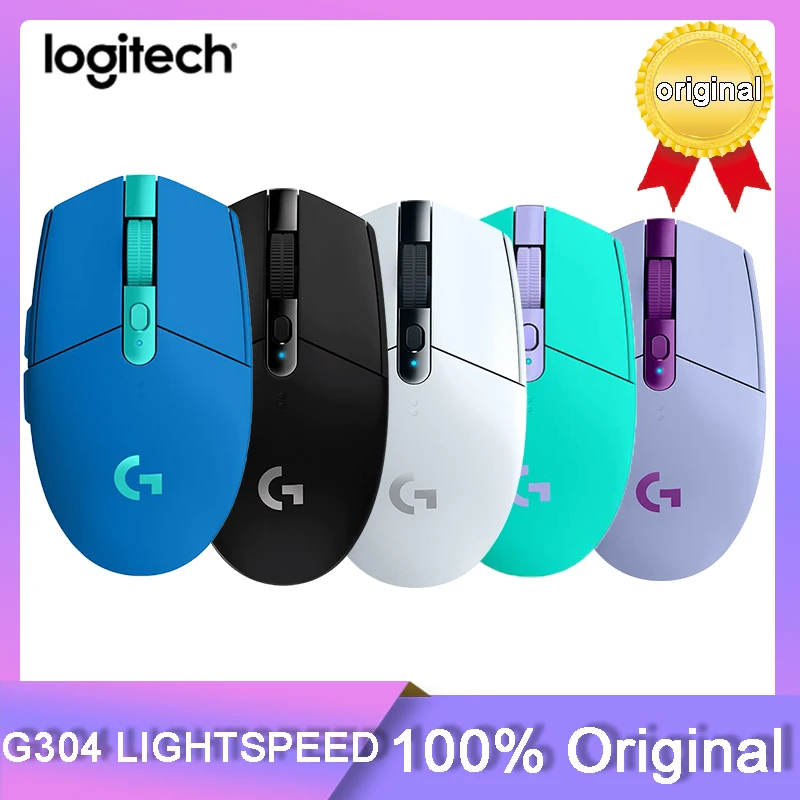 

Игровая мышь Logitech G304 LIGHTSPEED, Беспроводная игровая мышь 12000 DPI Hero Sensor RGB USB, портативная мышь