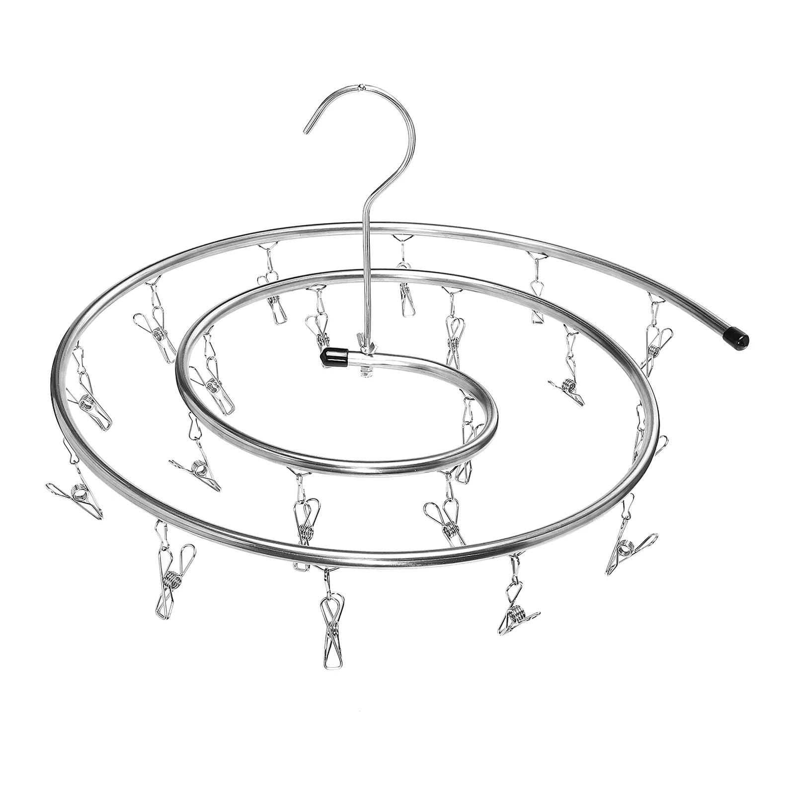 

Rack Hanger Quilt Sock Space Drying Saving Hanging Clothes Drip Spiral Shelf Rotatable Rotating Duty Organizer Blankets Sheets