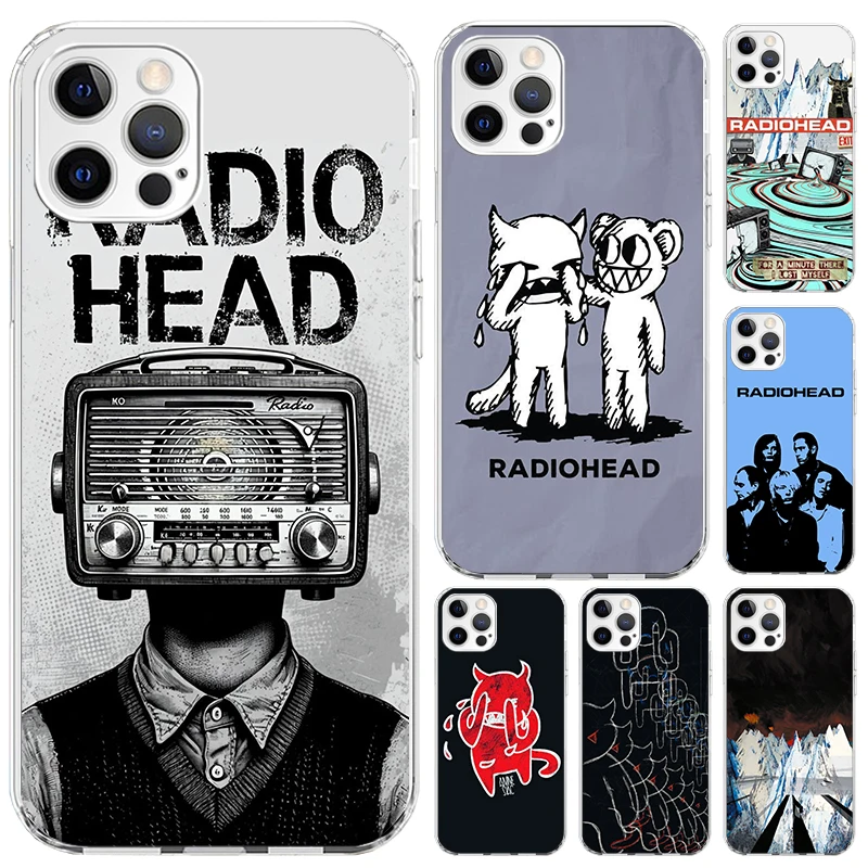 Фото Чехол Bnad R-Radiohead для iPhone 17 Air, 16, 15 Plus, 14, 13, 12, 11 Pro Max, 17E, 16E, 7, 8, SE 2020, мягкий чехол-накладка с принтом 17 Air №1