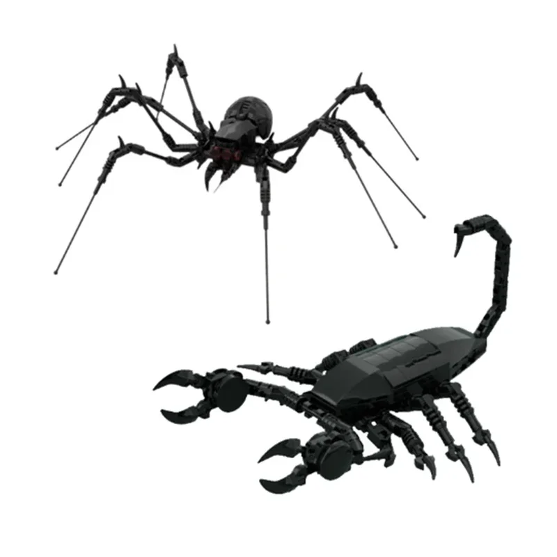 Волшебный страшный паук MOC аранред Скорпион строительные блоки модель