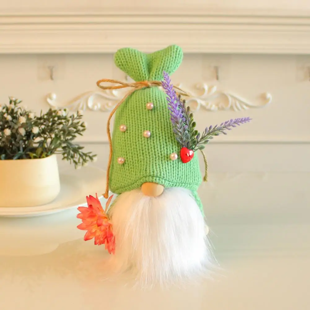 

Festival Dwarf Doll Great Non-fade Bright Color Mothers Day Faceless Gnome Plush Doll Home Supply