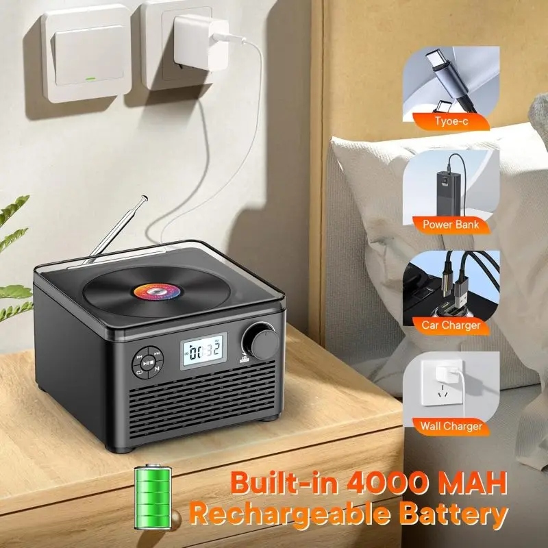 Портативный музыкальный проигрыватель для компакт-дисков