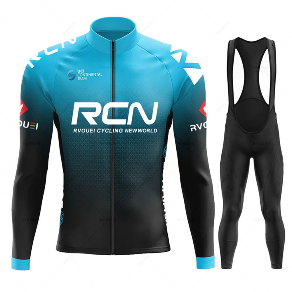 

2023 Rcn Осень Велоспорт Джерси комплект велосипедная спортивная одежда костюм MTB форма Ropa Ciclismo Дорожный велосипед одежда Bicicleta Длинные Комбин...