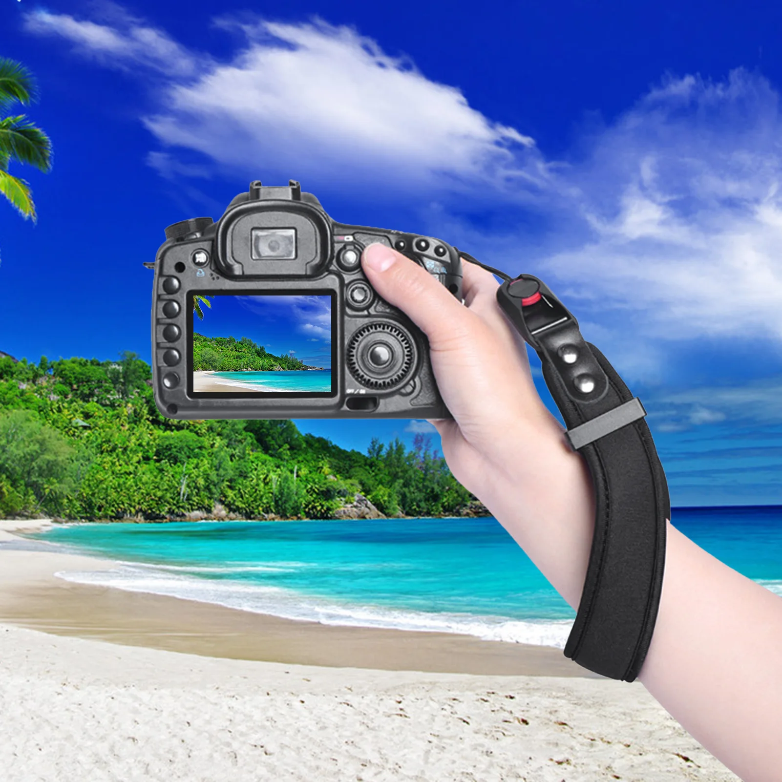 

Camera Strap Lightweight Adjustable DLSR Camera Neck Strap BeltCamera Strap Simple For All DLSR Cameras Shoulder Strap For Water