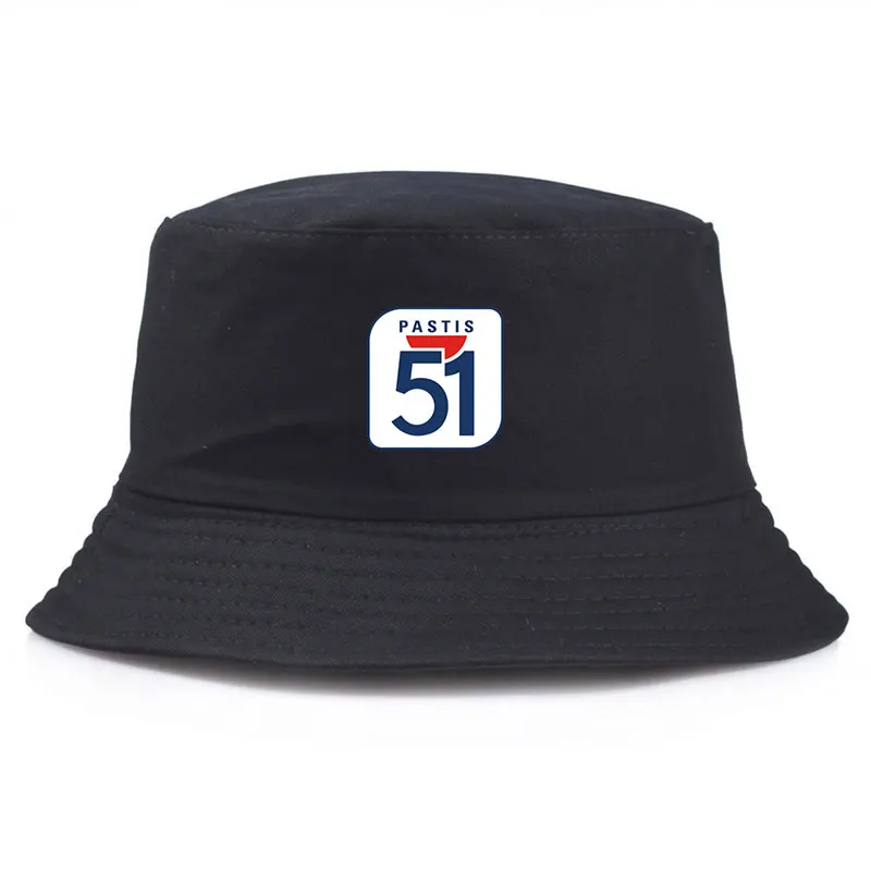 

Fashion Pastis 51 Men Bucket Hats Women Reversible Wearing Cool Outdoor Cotton Summer Fisherman Caps Fishing beach Hat