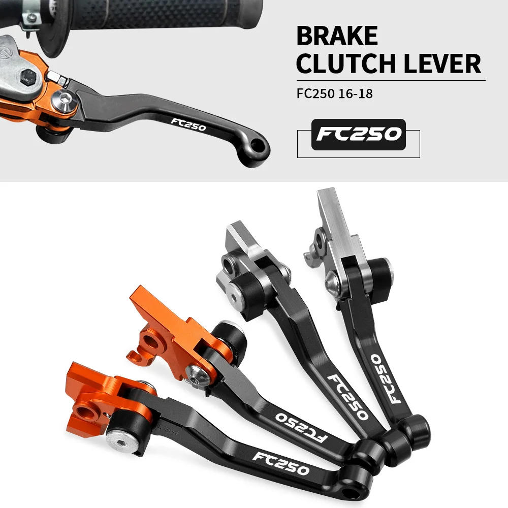 

Motorcycle Accessories Motorbike Aluminum CNC Motocross Dirt Bike Pivot Brake Clutch Levers FOR HUSQVARNA FC250 2016 2017 2018