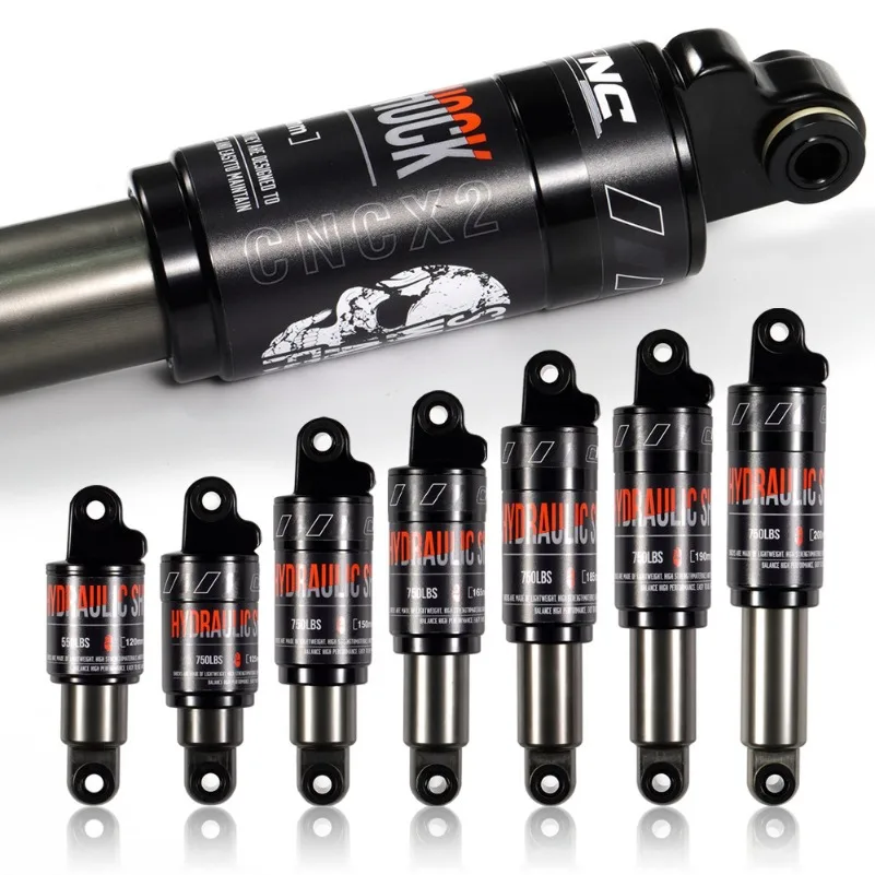 

120-200mm Bicycle Rear Shocks Mountain Bike Oil Spring MTB Electric Scooter Cycling Absorber Suspension 550//750/1000 lbs